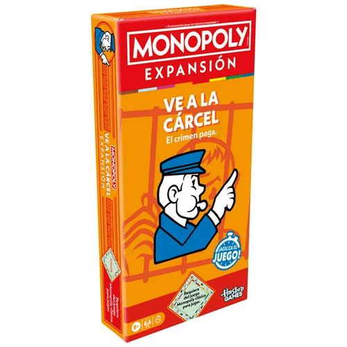 Hasbro Games Monopoly EXPANSIÓN Ve a la Cárcel G0719