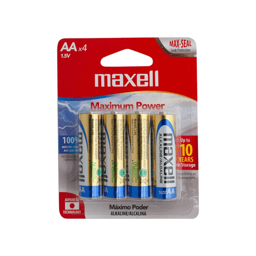 Bateria Alcalina Maxell 4PK AA 723465