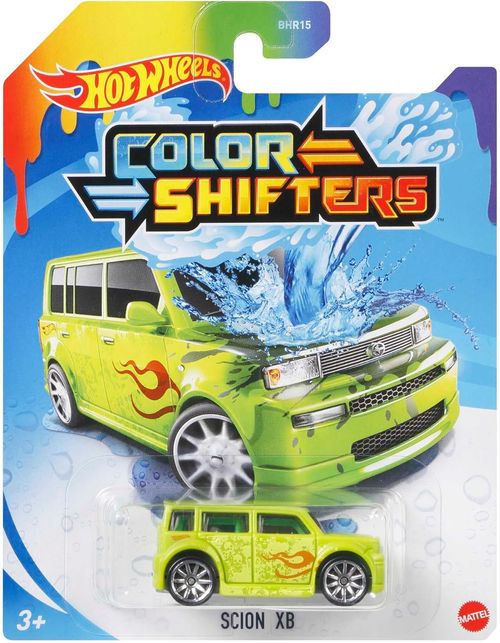 Hot Wheels Coche Color Shifters Cambia de Color Scion XB