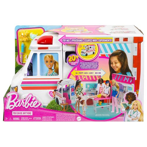 Barbie Profesiones Set Clínica de Atención Médica con Más de 20 Accesorios