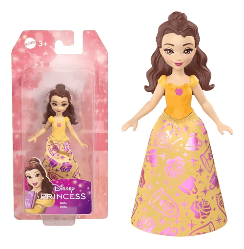 Disney Princesa Muñeca Mini Bella 9cm para niñas HPL55