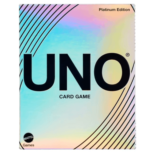 UNO Juego de Cartas Platinum para niños HPY61