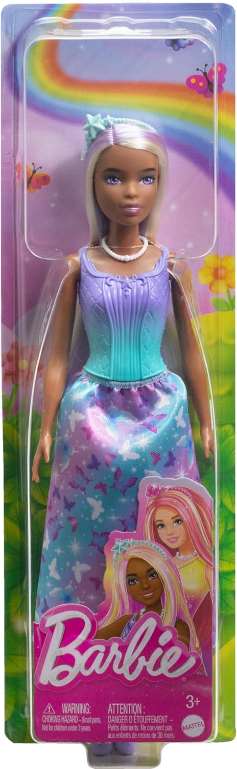 Barbie Doncellas Vestido Azul con Mariposas