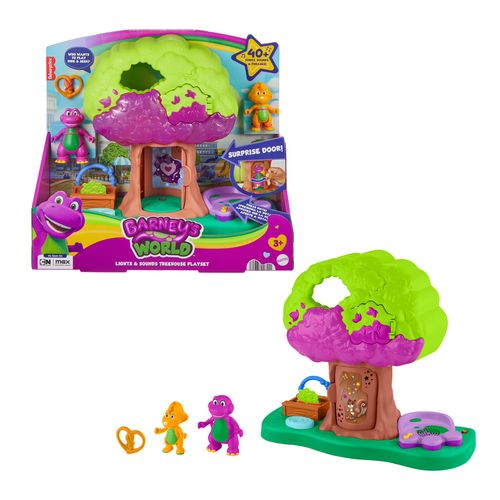 Barney Set de Juego Casa del Árbol Infantil  JFF04