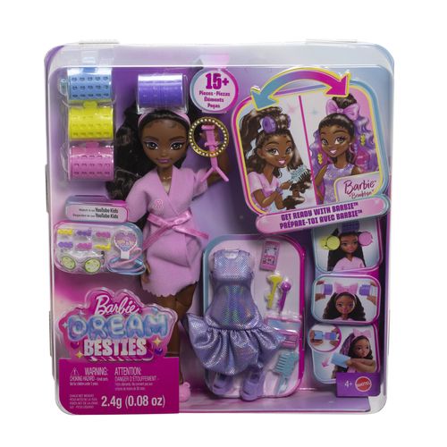 Barbie Dream Besties Muñeca Brooklyn “Get Ready With Me” JGG39