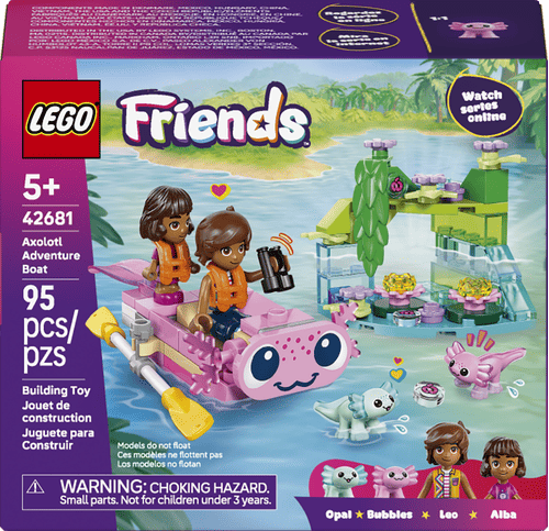 LEGO Friends Aventuras en el Barco-Ajolote 42681