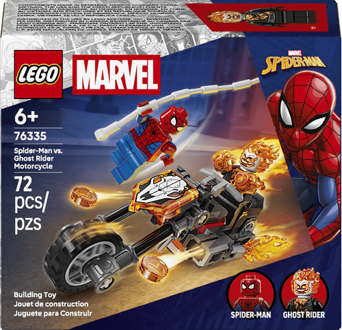 LEGO Super Heroes Marvel Spider-Man vs. Moto del Motorista Fantasma 76335
