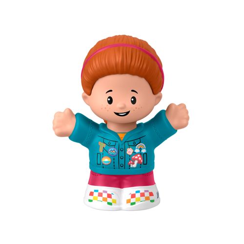 Little People Figura de Niña con Chamarra de Mezclilla