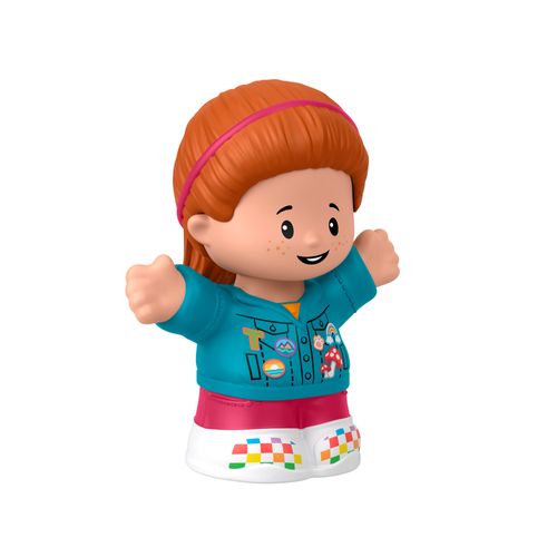 Little People Figura de Niña con Chamarra de Mezclilla