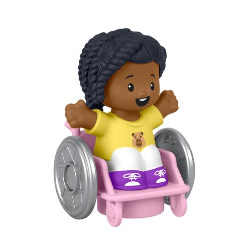 Little People Figura de Niña en Silla de Ruedas