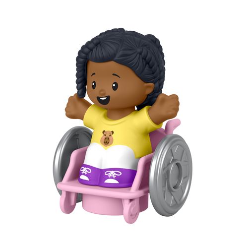 Little People Figura de Niña en Silla de Ruedas