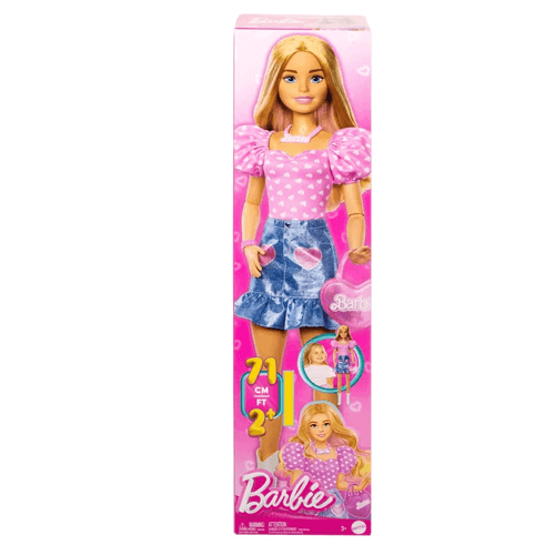Barbie Large Dolls Muñeca 71cm Falda de Mezclilla  HYT84