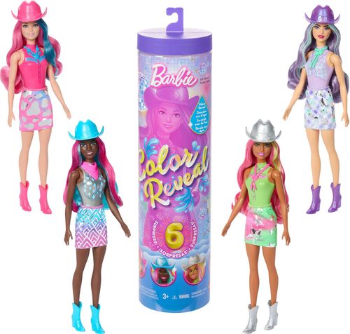 Barbie Color Reveal Muñeca Moda Disco Sorpresa JCV73