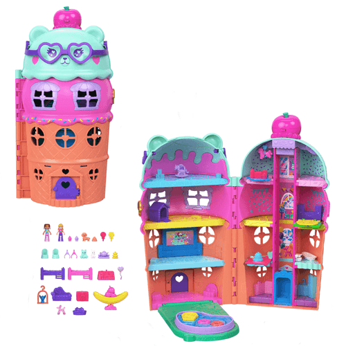 Polly Pocket Set Compacto Casa de Helado JFT91
