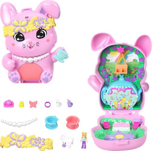 Mattel Polly Pocket Set De Juego Mundo De Compactos De Polly Conejo JGK23