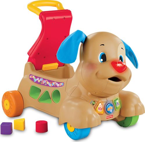 Juguetes para Bebés Fisher-Price Andadera Perrito Camina Conmigo Luces y Sonido