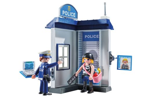 Playmobil Sala de policía Starter Packs 71733
