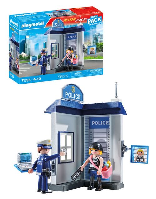 Playmobil Sala de policía Starter Packs 71733