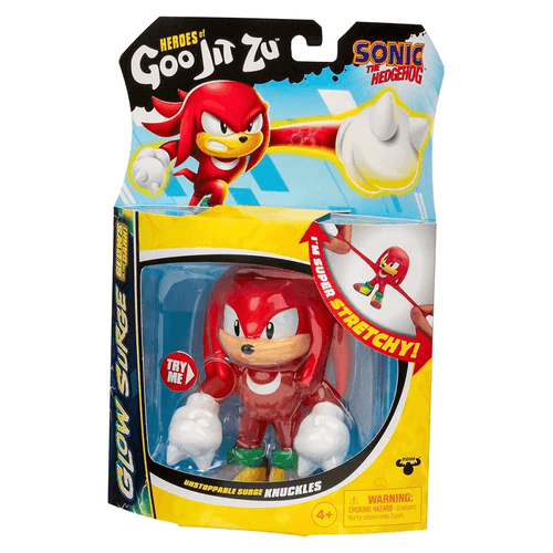 Bandai  Goo  Jit  Zu  glow  surge  sonic  Knuckles  15021