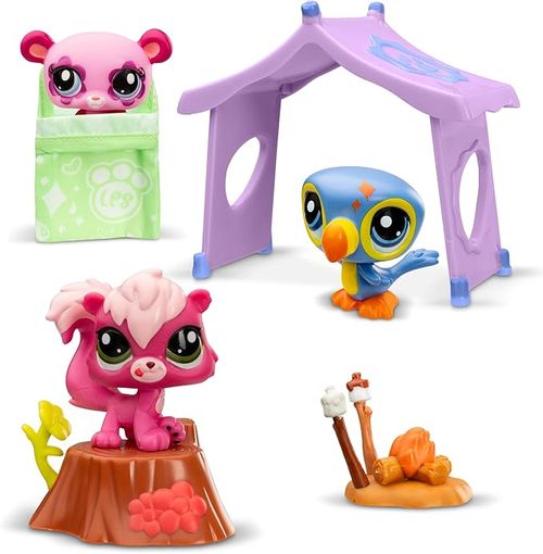 Bandai  Littlest  Pet  Shop  1 playset  acampando  32034