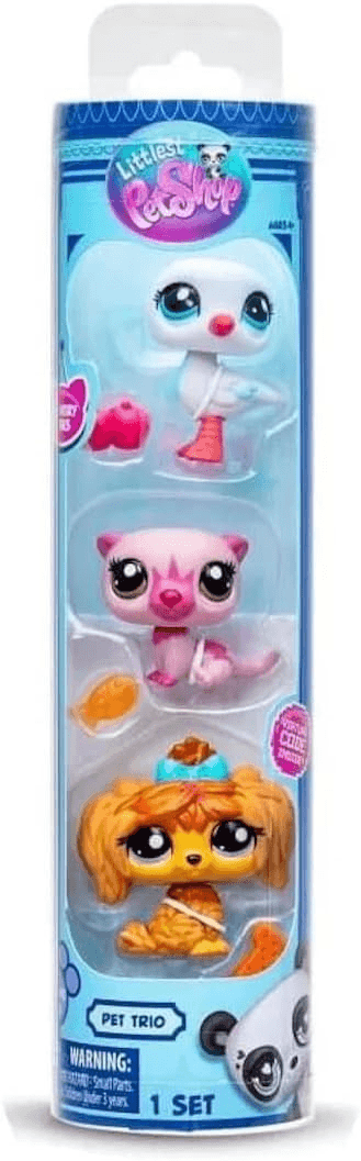 Bandai  Littlest  Pet  Shop  3pack  tubo #5   32033