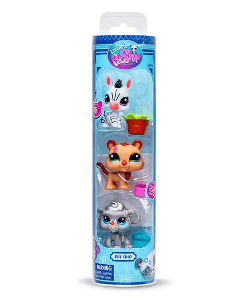 Bandai  Littlest  Pet  Shop  3pack  tubo  #4  32033