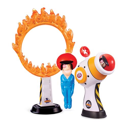 Bandai Stuntman Stu Cañon Lanzador 15090