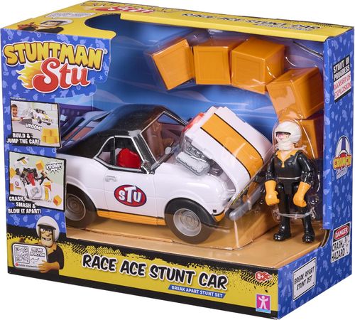 Bandai Stuntman Stu Vehículo Colisión 15093