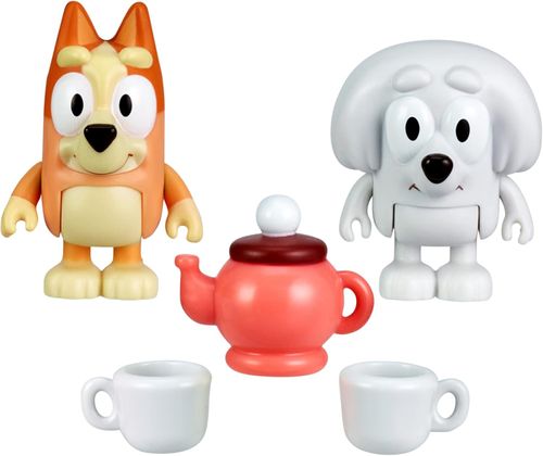 Bluey Mini Muñecos 2 Pack Lila y Bingo