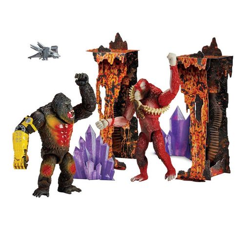Godzilla vs Kong The New Empire 2 Pack Figuras de Acción Kong vs Skar King