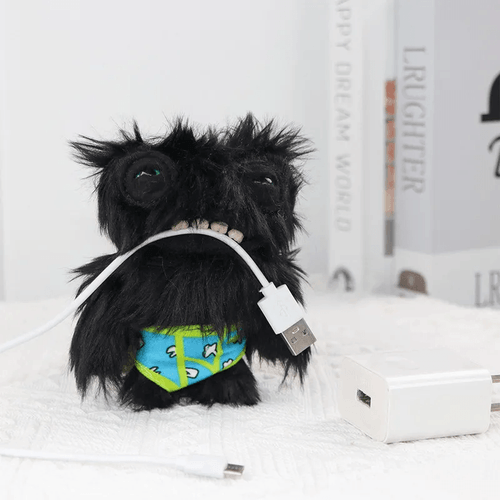 Llavero De Peluche Fuggler Black Wide Eye 15705BQ1