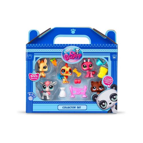 Littlest Pet Set de Figuras de Granja con 5 Mascotitas con Accesorios