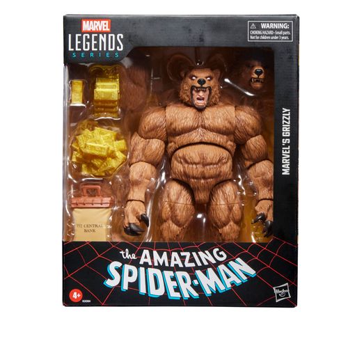 PREVENTA  Marvel Legends Series, Marvel’s Grizzly, Figura Coleccionable Inspirada En Los Cómics De Spider-Man