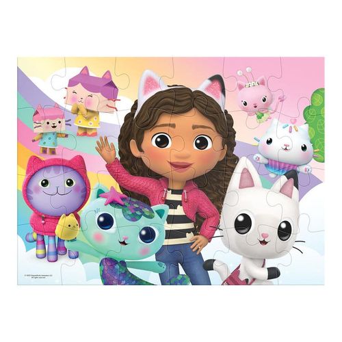 Gabby's  Doll House Rompecabezas de 24 Piezas