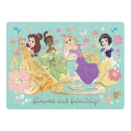 Rompecabezas Disney Princesas estuche de Tubo 60 Piezas
