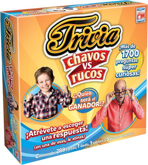 Trivia Chavos Vs Rucos, Juegos de Mesa