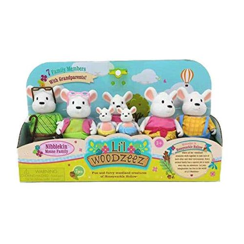 Lil Woodzeez Familia Ratones Con Abuelos