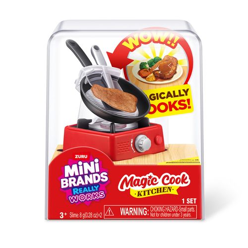 Mini Brands Really Works Magic Cook Kitchen Capsule Series 1 Steak With Pan