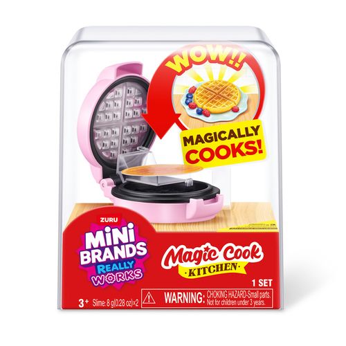 Mini Brands Really Works Magic Cook Kitchen Capsule Series 1 Waffle Maker
