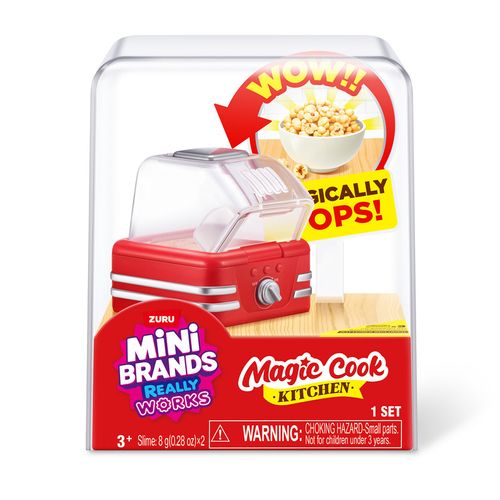 Mini Brands Really Works Magic Cook Kitchen Capsule Series 1 Pop Corn Machine