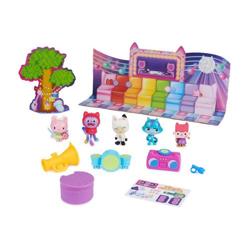 Gabby Doll House Fiesta Musical Set de 6 Figuras y Accesorio Sorpresa
