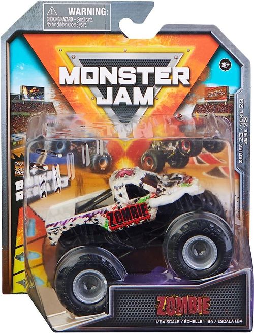 Monster Jam Zombie llantas negras 1:64