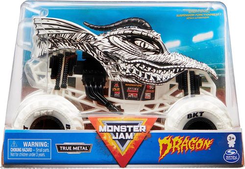 Monster Jam Sparkle Smash Vehículos Dragon 1:24