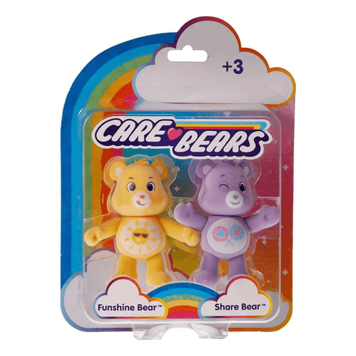 Paquete de 2 Figuras Ositos Cariñositos Funshine  y Share  Flock 3 Coleccionables