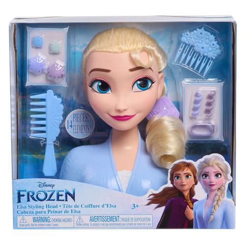 Frozen 2 Elsa Cabeza para Peinar con Accesorios 32806