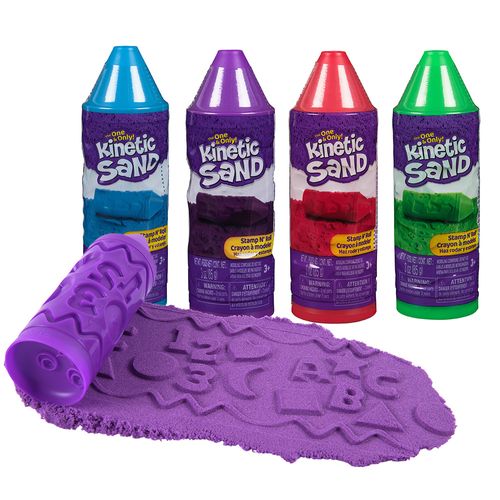 Kinetic Sand Crayon Singular con Sellos Sorpresa 6074974