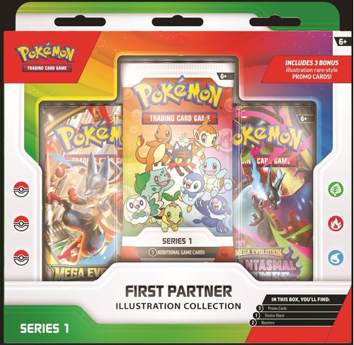 Pokémon TCG: First Partner Illustration Collection (Q1 2026) en Español 13500