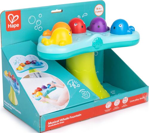 Fuente Musical Con Ballenas Para La Ducha E0218