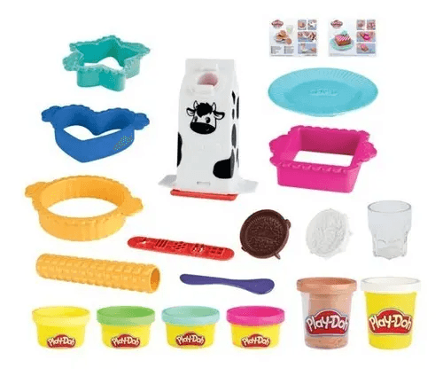 Set de Masa Moldeable Play-Doh Kitchen Creations Silly Snacks Surtido Milki E5112